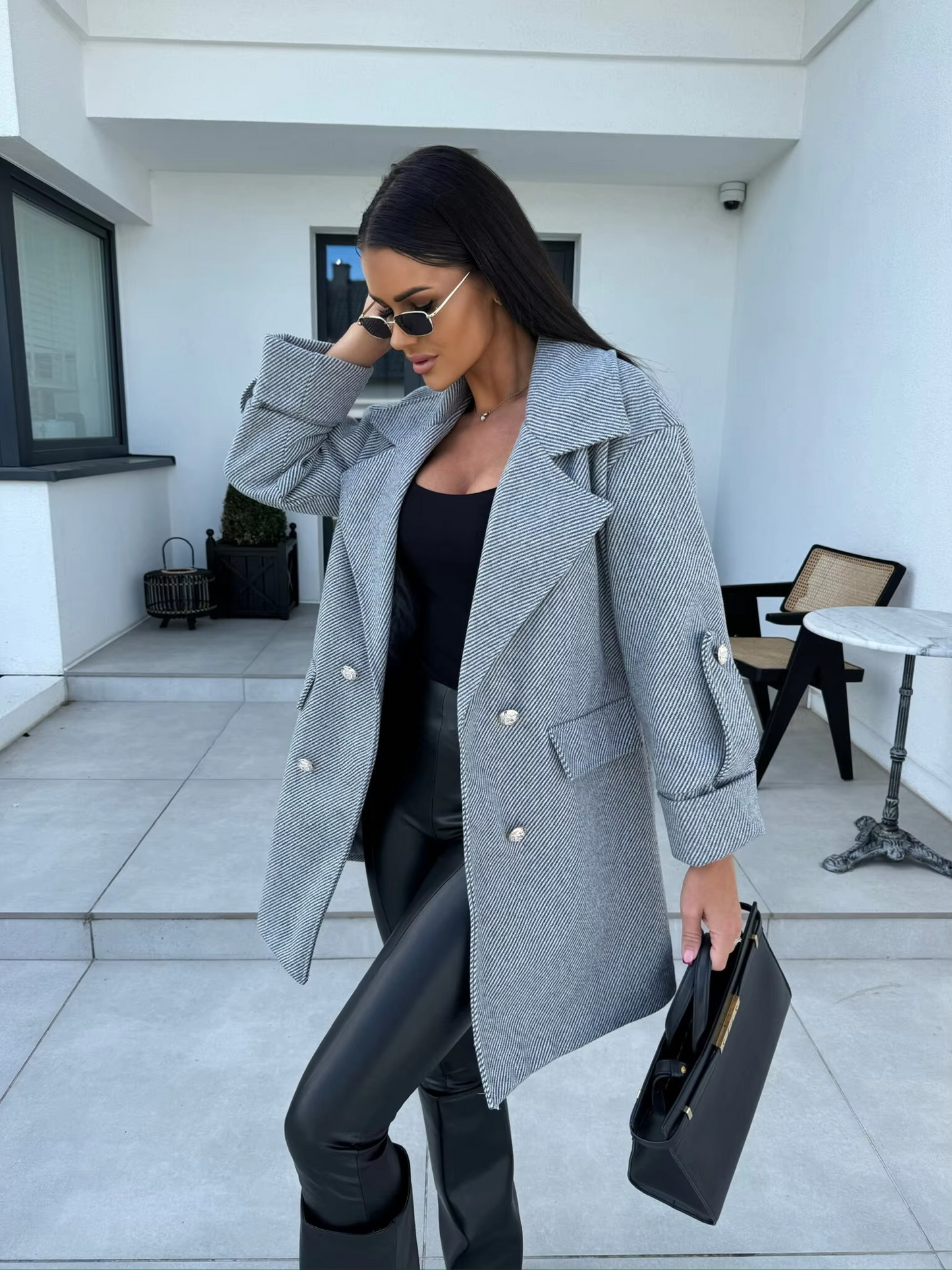 Melvi - cappotto donna chic